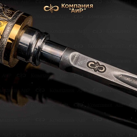 Авторская трость с перунитом № 32097 - мастера Златоуста
