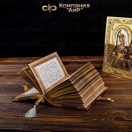 Святое Евангелие в окладе ручной работы № 17770 - мастера Златоуста