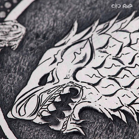  Авторский кинжал Лёд и Пламя № 39223 - мастера Златоуста