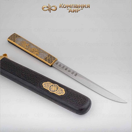 Авторская когатана "Самураи на переправе" № 35935 - мастера Златоуста