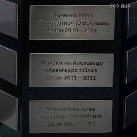 Переходящий хоккейный приз "Железный человек" № 37859 - мастера Златоуста