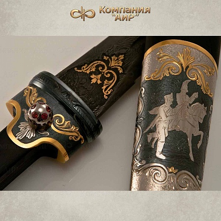 Авторский кинжал "Багратион" № 30503 - мастера Златоуста