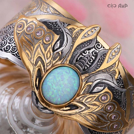  Браслет Фауна (ручная работа) № 39245 - мастера Златоуста