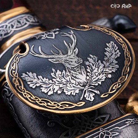  Гарнитур охотничий Царская охота № 39191 - мастера Златоуста