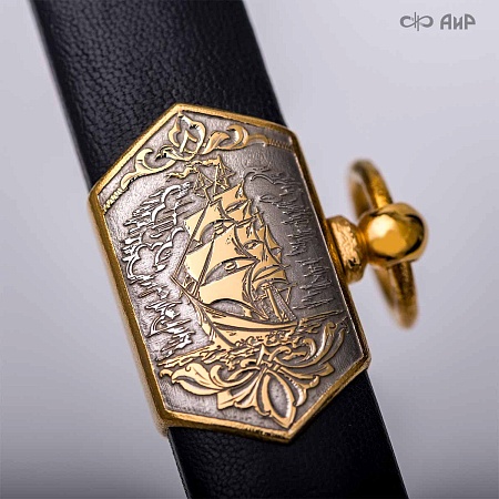 Кортик Адмиральский ручной работы № 36518 - сделано в Златоусте