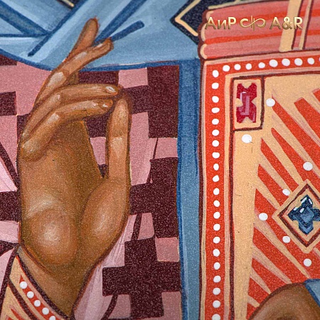 Икона в окладе "Святитель Николай Чудотворец" № 37138 - мастера Златоуста