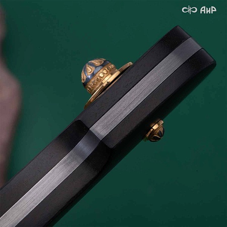 Кинжал Кавказский ручной работы № 39095 - от мастеров Златоуста