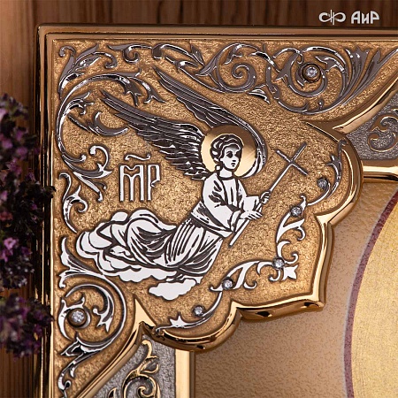  Икона в окладе Умягчение злых сердец (ручная работа) № 39123 - мастера Златоуста