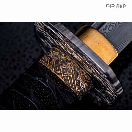 Авторская катана Стрекозы № 36345 - от мастеров Златоуста