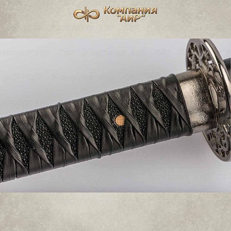 Набор самурайских мечей "Катана и вакидзаси" (ручная работа) № 35933 - от мастеров Златоуста