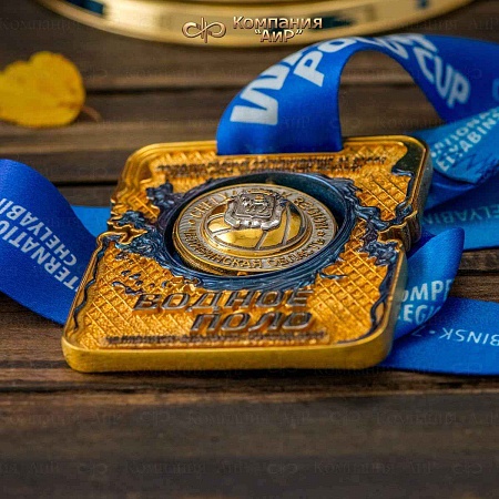 Спортивные медали по водному поло (ручная работа) - мастера Златоуста