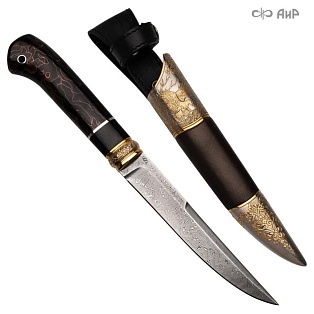  Нож Финка-5 ручной работы № 38763 - мастера Златоуста