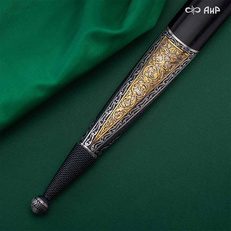  Кинжал Кавказский ручной работы № 39145 - от мастеров Златоуста