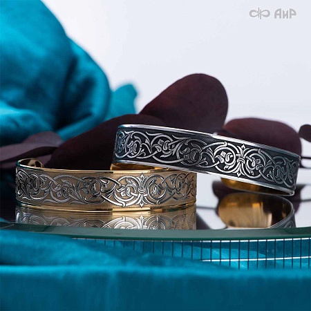 Браслет Линия жизни (ручная работа) № 39220 - мастера Златоуста