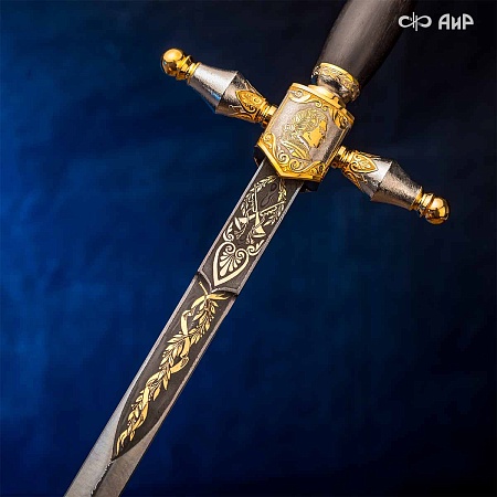 Кортик Адмиральский ручной работы № 36646 - сделано в Златоусте