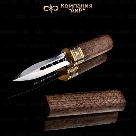 Авторский нож Сигара из дамасской стали ZDI-1016 - мастера Златоуста