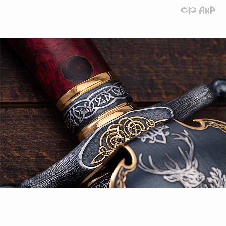  Гарнитур охотничий Царская охота № 39191 - мастера Златоуста