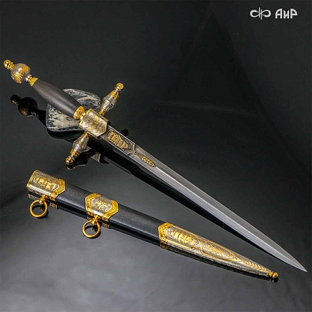 Кортик Адмиральский ручной работы № 35695 - сделано в Златоусте