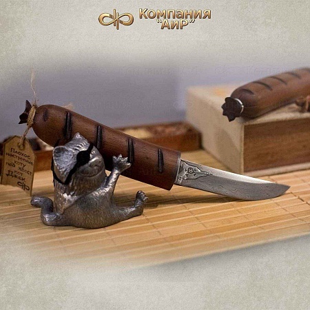  Авторский нож "Сосиска" из дамасской стали ZDI-1016 - мастера Златоуста