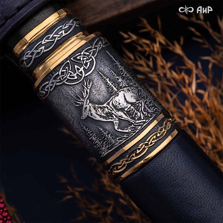  Гарнитур охотничий Царская охота № 39191 - мастера Златоуста