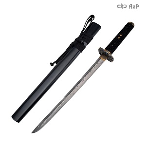  Вакидзаси Золотой дракон ручной работы № 39252 - от мастеров Златоуста