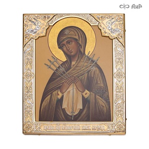  Икона в окладе Умягчение злых сердец (ручная работа) № 39123 - мастера Златоуста
