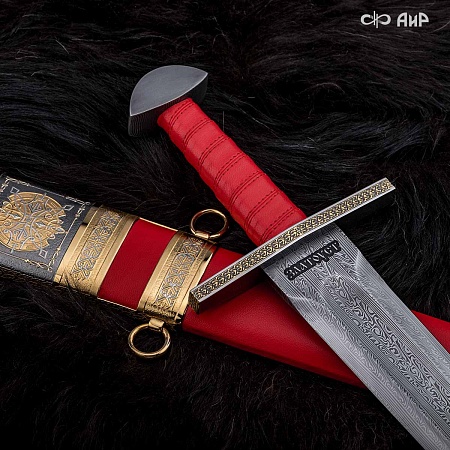 Авторский коллекционный меч Святогор № 36163 - мастера Златоуста