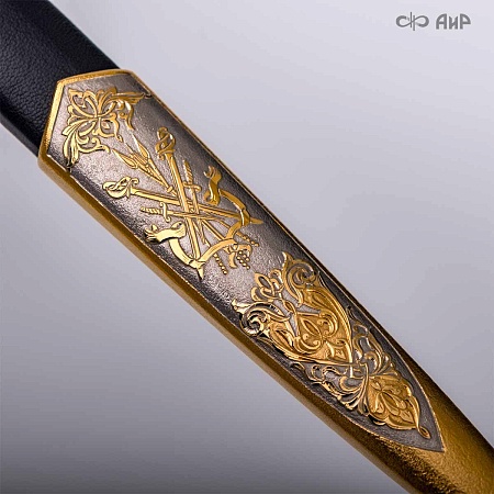Кортик Адмиральский ручной работы № 36518 - сделано в Златоусте