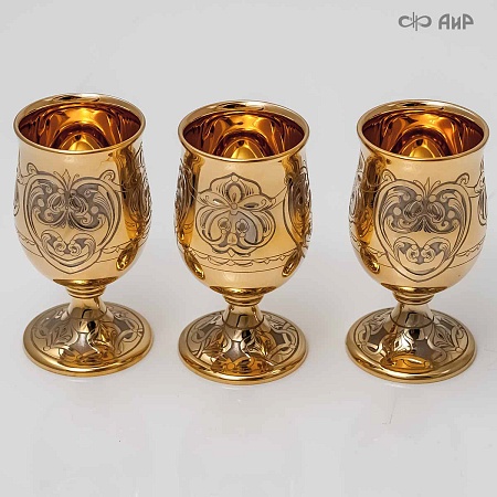Коньячный набор Теплая компания ручной работы № 1903 - мастера Златоуста