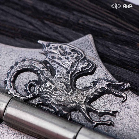 Авторский кинжал Лёд и Пламя № 39223 - мастера Златоуста