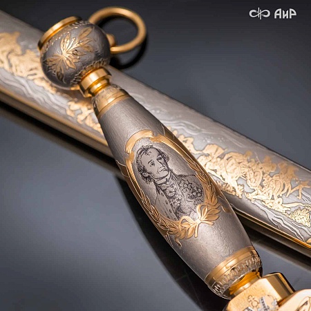 Кортик Генеральский ручной работы № 33452 - от мастеров Златоуста