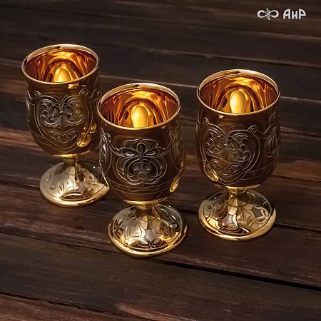 Коньячный набор Теплая компания ручной работы № 1903 - мастера Златоуста