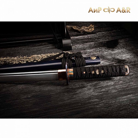  Набор самурайских мечей ручной работы № 37056 - от мастеров Златоуста