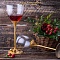 Авторские винные бокалы "Пьяная вишня" № 35424 - от мастеров Златоуста