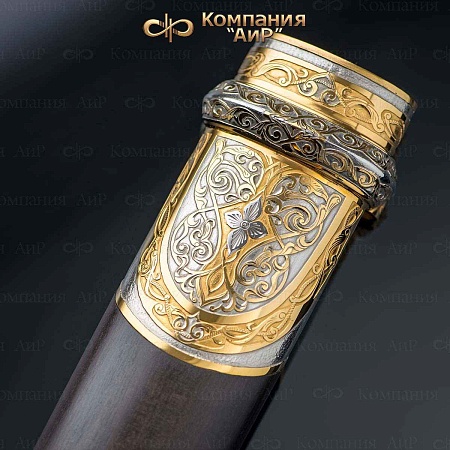 Кинжал Кавказский ручной работы № 35516 - от мастеров Златоуста