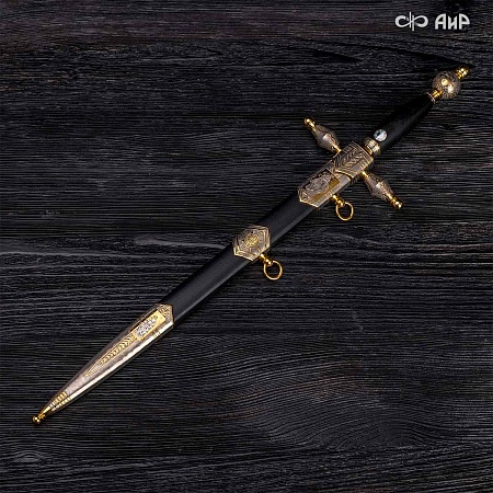 Кортик Адмиральский ручной работы № 32139 - сделано в Златоусте