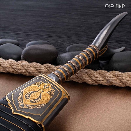  Черноморский ятаган Лаз-Бичак ручной работы № 39244 - от мастеров Златоуста