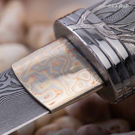  Авторский танто Кленовый сад № 39270 - мастера Златоуста