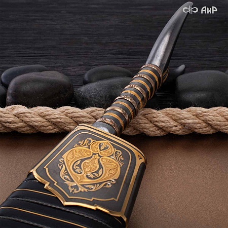  Черноморский ятаган Лаз-Бичак ручной работы № 39244 - от мастеров Златоуста