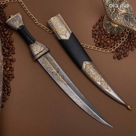  Кинжал Восточный ручной работы № 39155 - от мастеров Златоуста