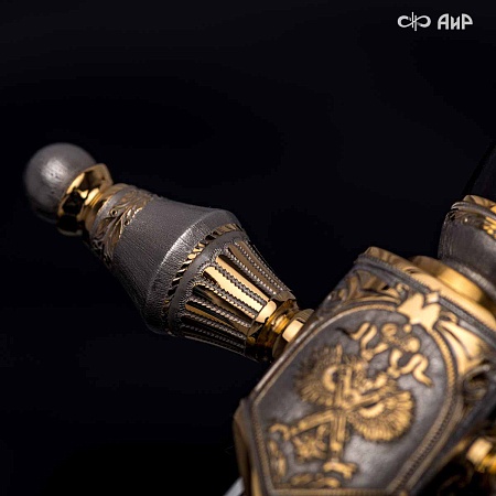 Кортик Адмиральский ручной работы № 36572 - сделано в Златоусте