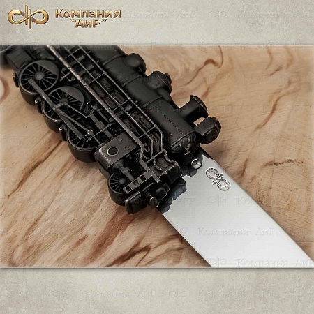 Авторский нож "Поезд" № 32073 - мастера Златоуста