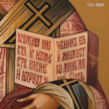 Икона в окладе "Святитель Николай Чудотворец" (ручная работа) № 37683 - мастера Златоуста