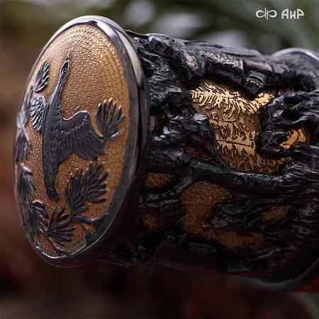 Авторский охотничий кинжал Русский лес № 39184 - мастера Златоуста  Авторский охотничий кинжал Русский лес № 39184 - мастера Златоуста