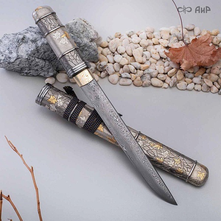  Авторский танто Кленовый сад № 39270 - мастера Златоуста