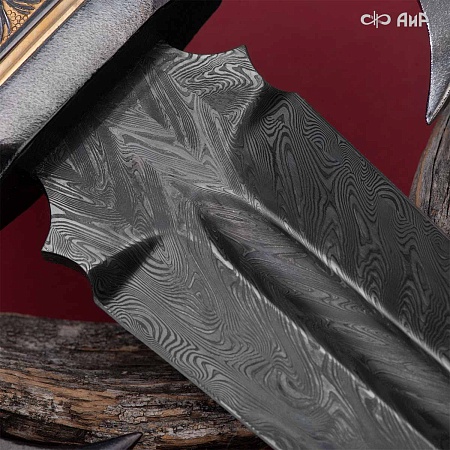  Авторский охотничий кинжал Русский лес № 39185 - мастера Златоуста
