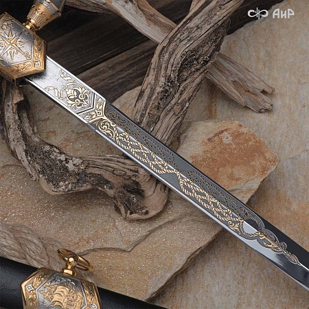  Кортик "Адмиральский" ручной работы № 37982 - сделано в Златоусте