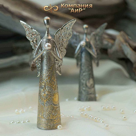 Авторский сувенир "Ангел с жемчужиной большой" № 35174 - мастера Златоуста
