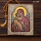  Икона в окладе Владимирская Божья Матерь (ручная работа) № 39080 - мастера Златоуста