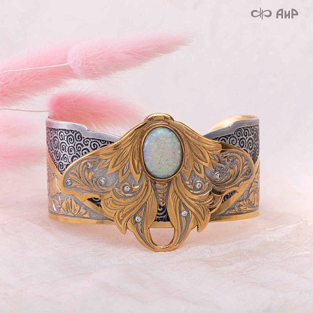  Браслет Флора (ручная работа) № 39246 - мастера Златоуста